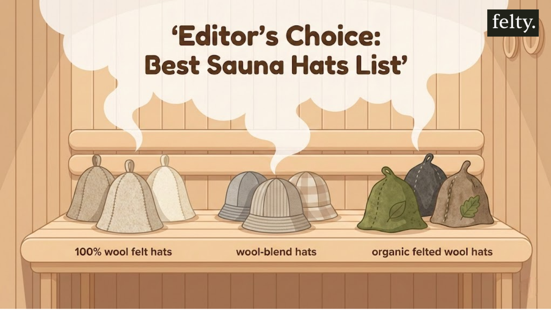 Diverse Sauna Hats for Relaxing Experiences