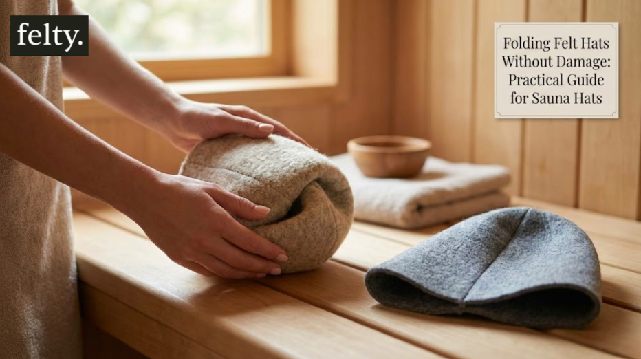Folding Felt Hats Without Damage: Practical Guide for Sauna Hats