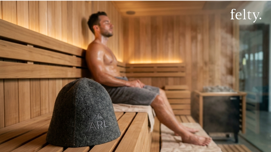 Branded Sauna Hats for Athletic Recovery Centers