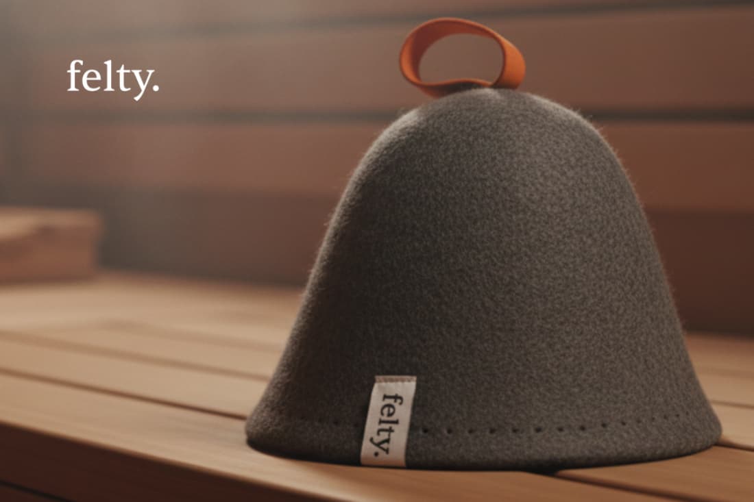 Refined profile of a leading wool sauna hat highlights the exceptional craftsmanship and rugged aesthetic valued by modern male customers.