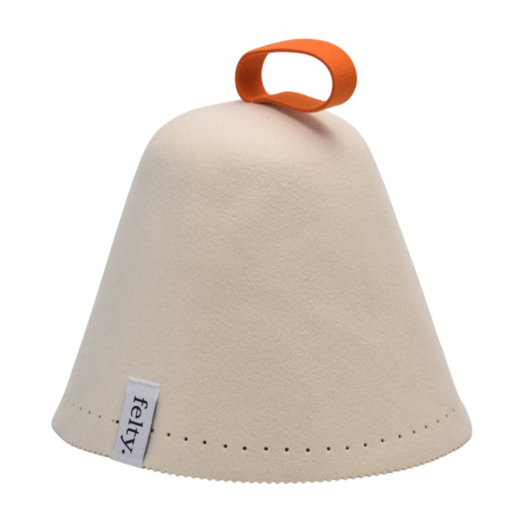 Felty Original Wool Sauna Hat - Ivory