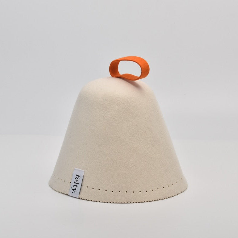 Felty Original Wool Sauna Hat - Ivory