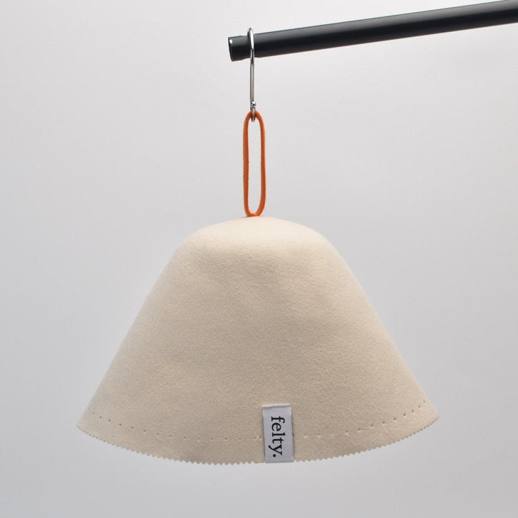 Felty Original Wool Sauna Hat - Ivory