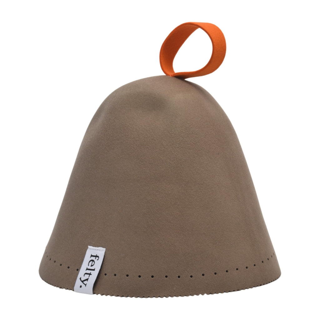 Felty Original Wool Sauna Hat - Mocha