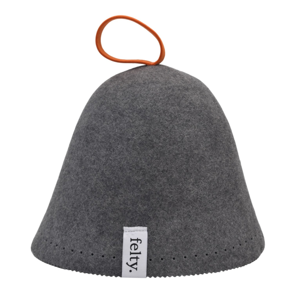 Felty Original Wool Sauna Hat - Heather Gray