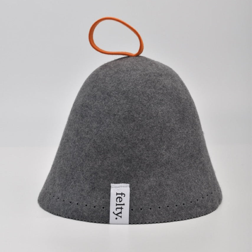 Felty Original Wool Sauna Hat - Heather Gray