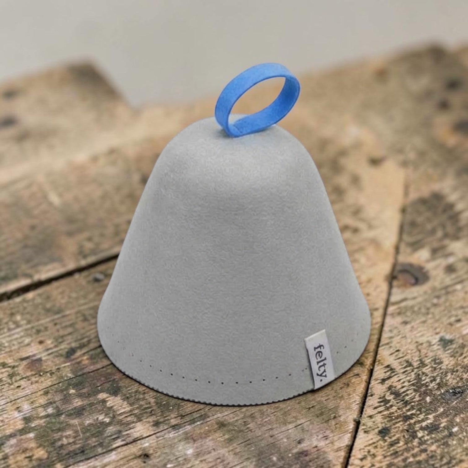 Limited Edition - Ice Blue Felty Original Wool Sauna Hat