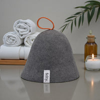 Felty Original Wool Sauna Hat - Heather Gray