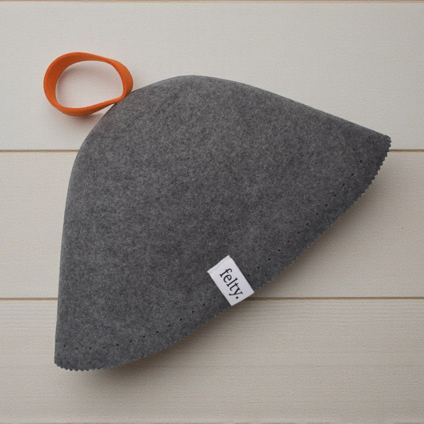 Felty Original Wool Sauna Hat - Heather Gray